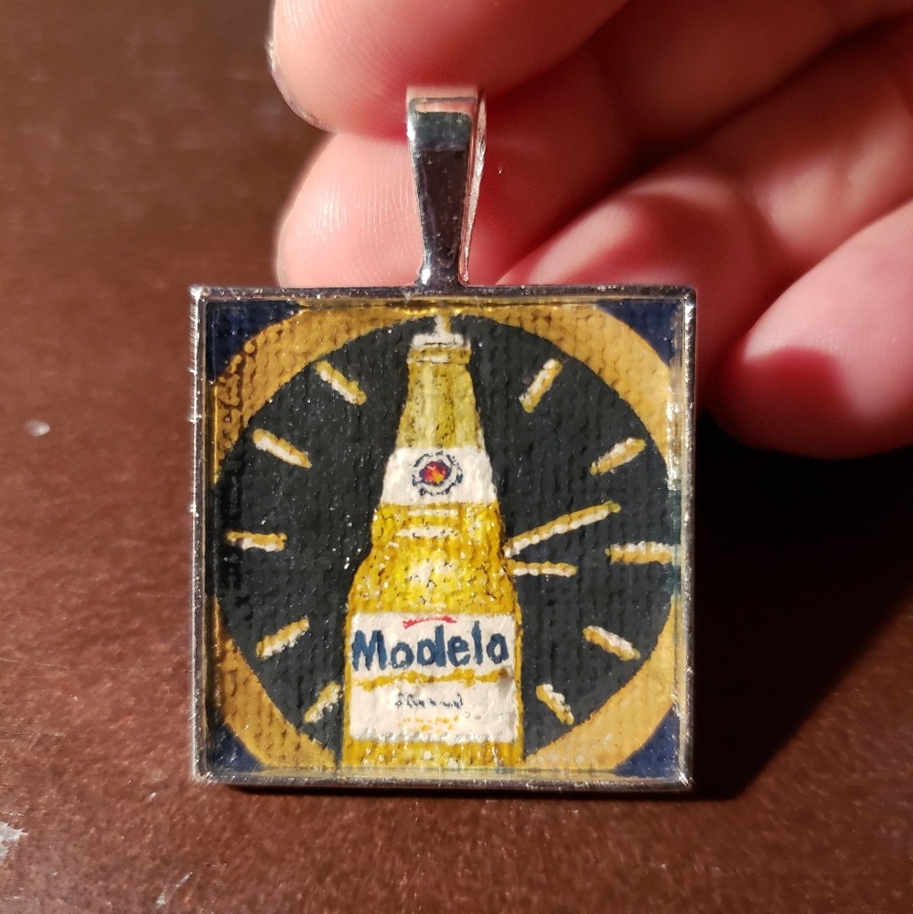 Hand painted pendant